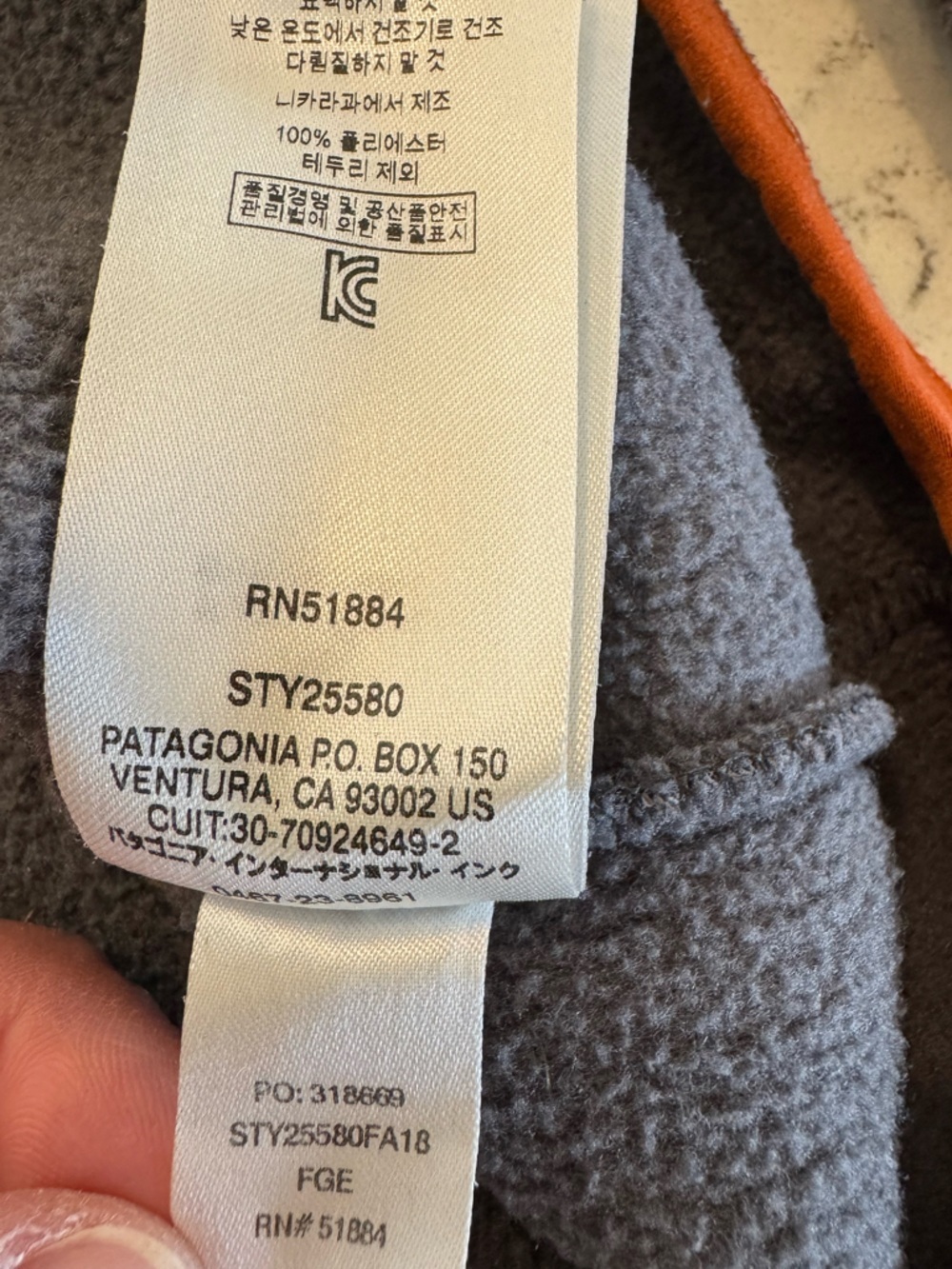 PATAGONIA Men's Lightweight Synchilla® Snap-T® Pullover Style #25580 Size Small - Picture 8 of 12